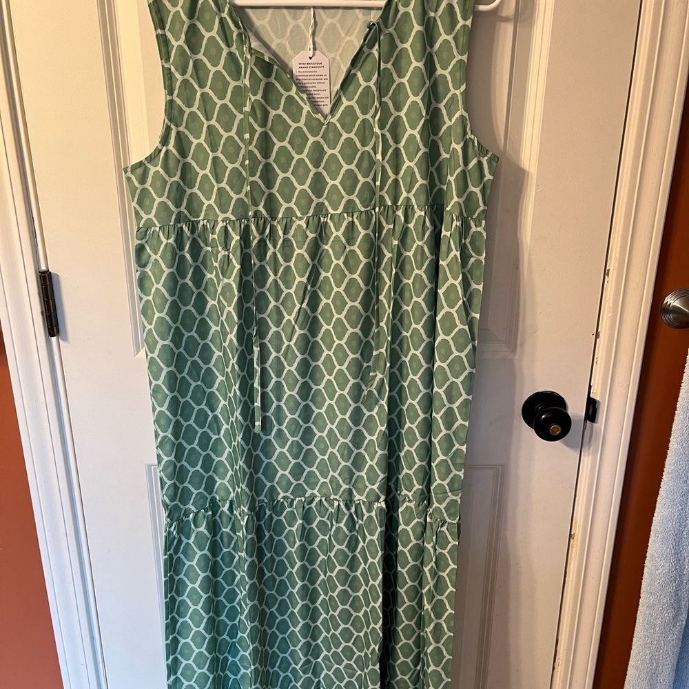 Green dress